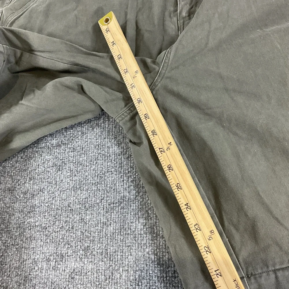 North Crest Convertible Cargo Pants Mens 38x32 Olive Zip-Off Hiking Outdoor Util